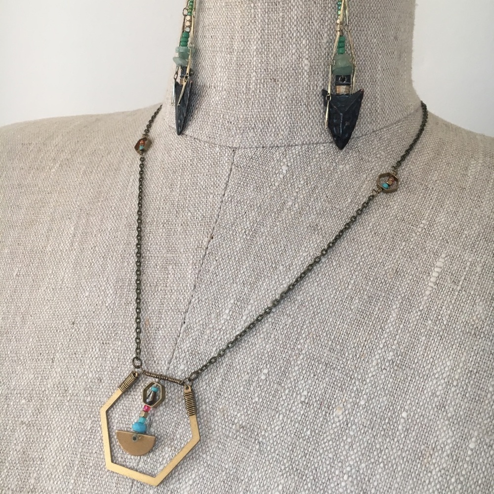 LaLaBella Design necklace and earrings